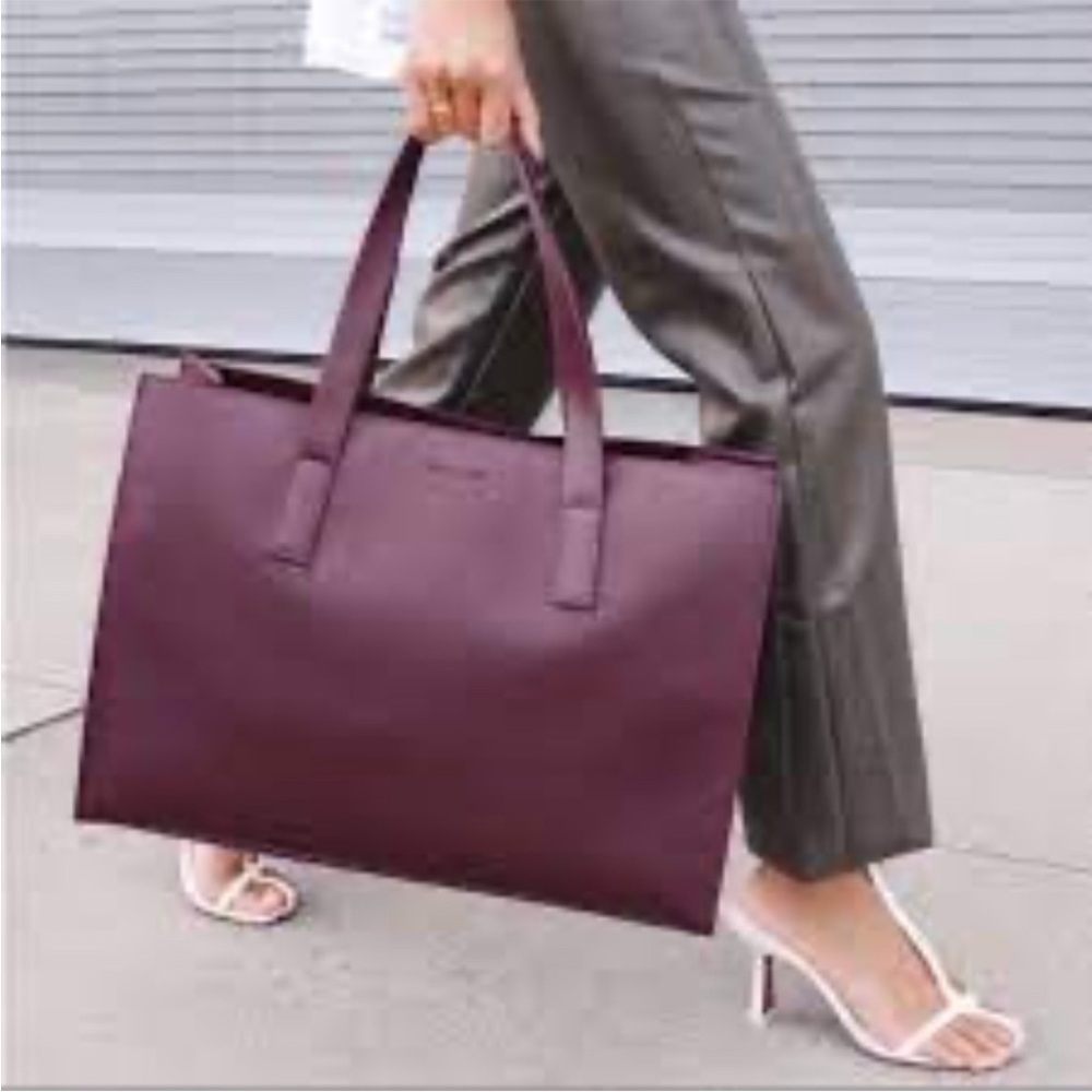NWT Rachel Zoe Collection Burgundy Tote